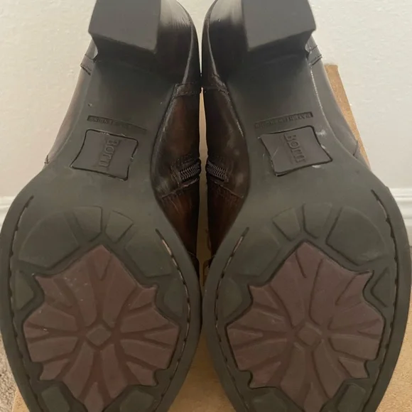 BORN Claire Brown leather ankle boots - Picture 6 of 8